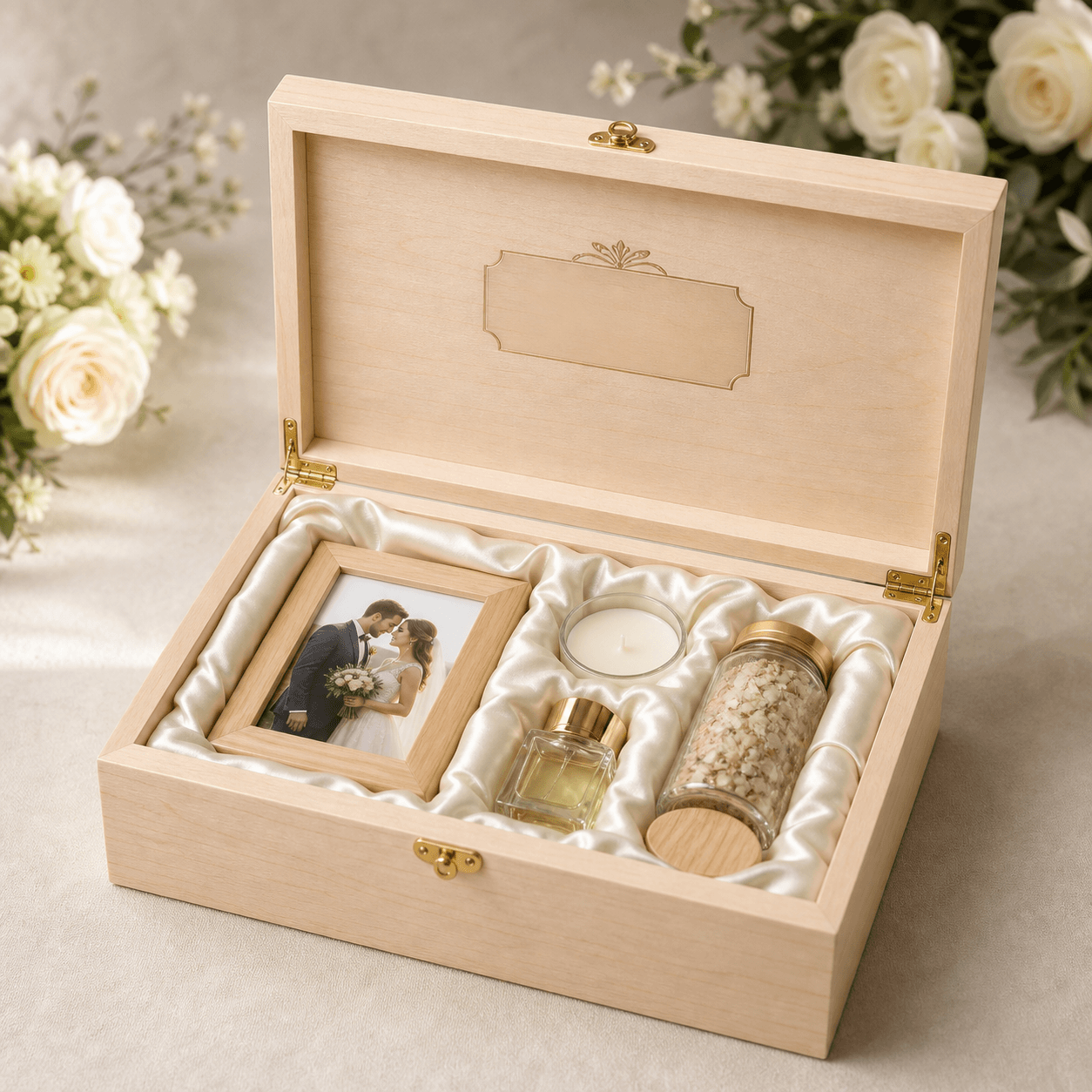 Wedding Welcome Wooden Gift Box Set