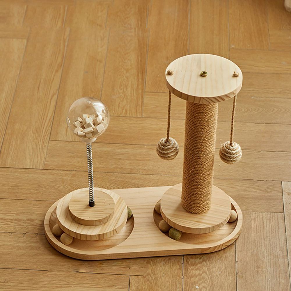 Palm Tree Cat Tree with Lounge Chairs