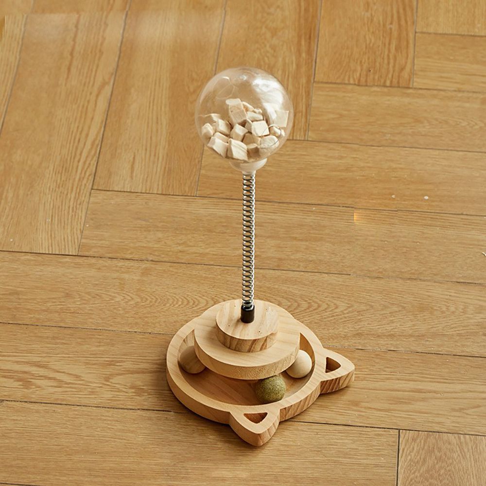 Cat Toy Set with Spring and Ball