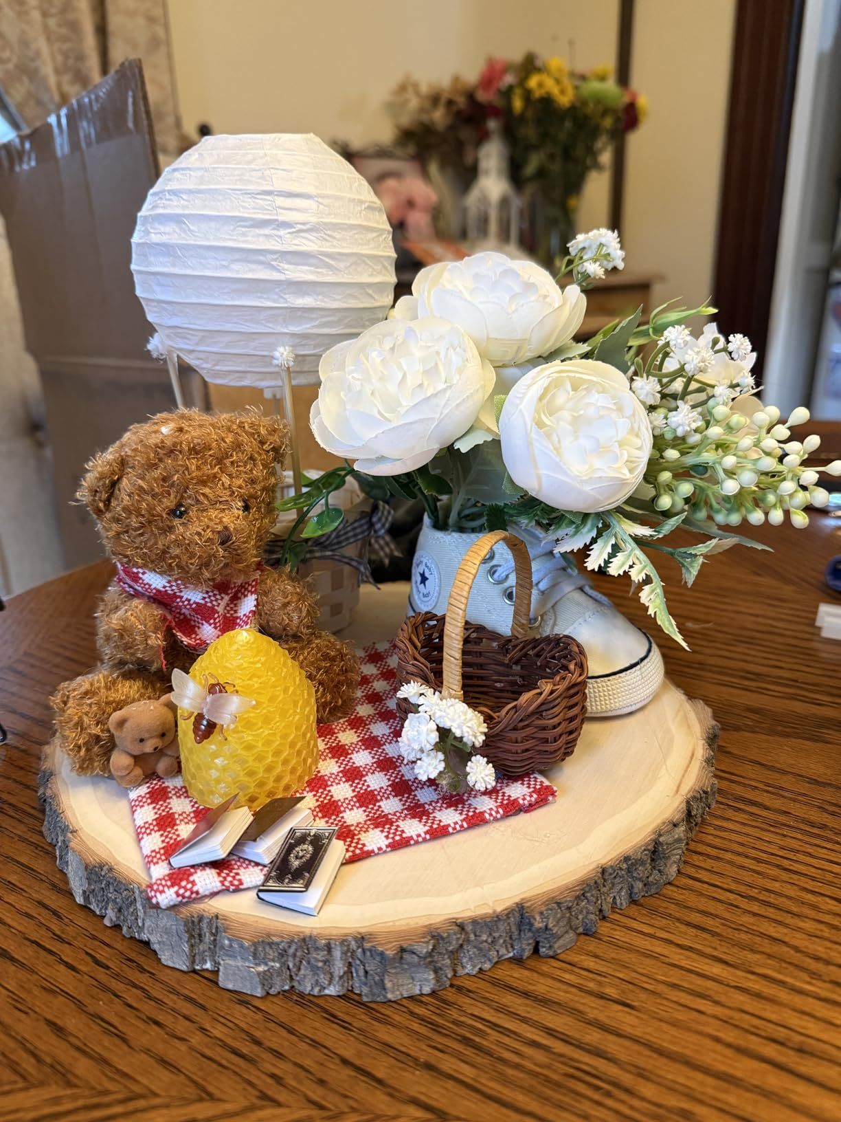 Natural Unprocessed Round Wood Slices - 3