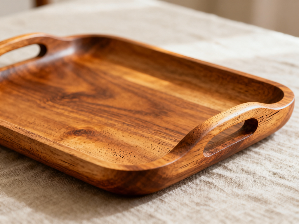 Wooden Serving Tray for Events - 2