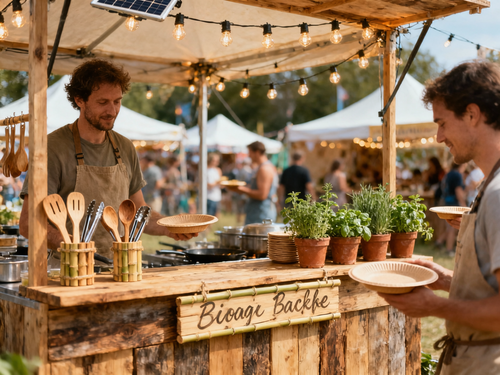 Wooden Utensil Set for Catering - 3