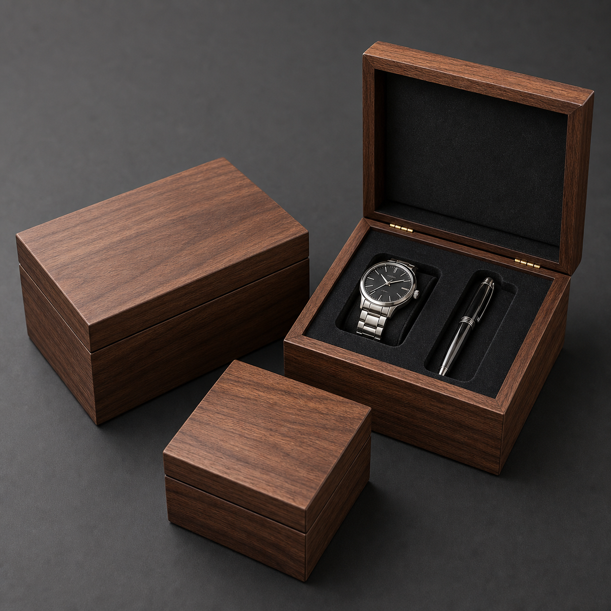 Luxury Wooden Box Packaging Collection