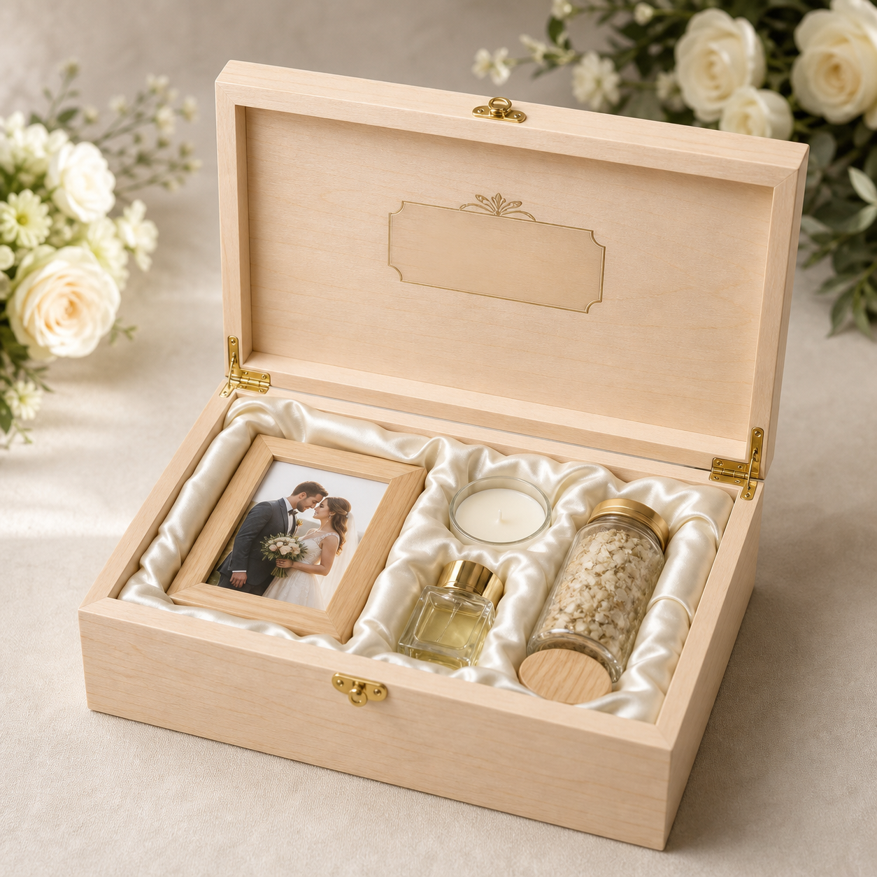 Wedding Welcome Wooden Gift Box Set