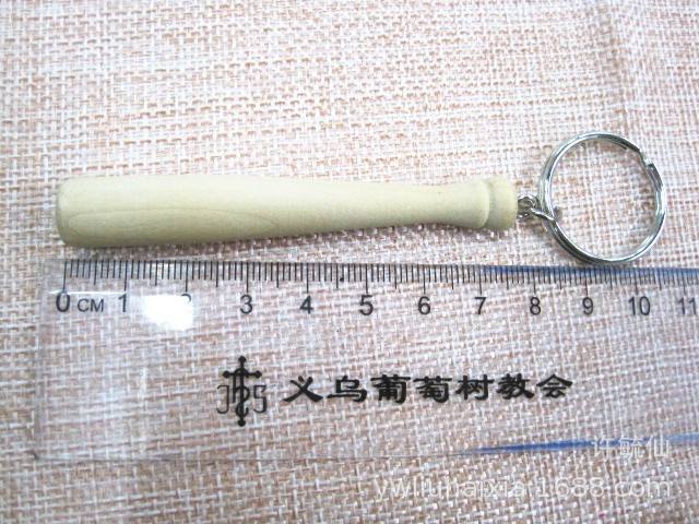 wooden baseball keychain with custom logo for team gifts sports events and fan merchandise 3
