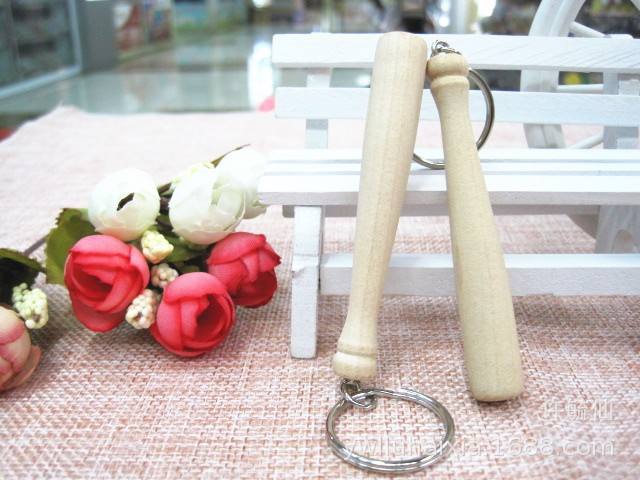 wooden baseball keychain with custom logo for team gifts sports events and fan merchandise 4