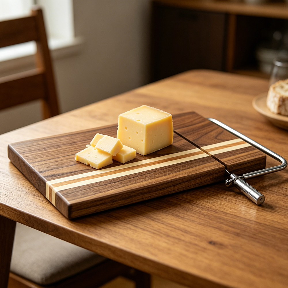 natural wood cutting board for kitchen prep chopping and serving 2