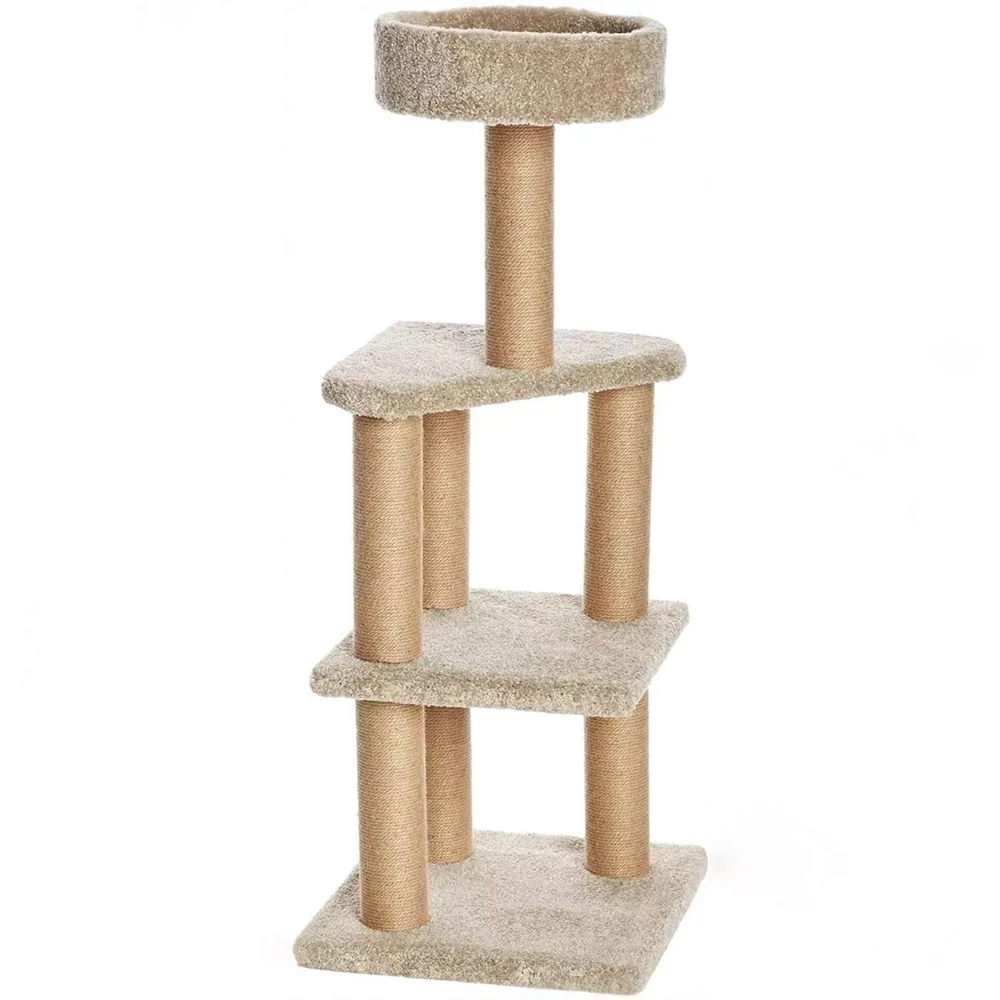 Three-Tier Cat Tree with Circular Bed