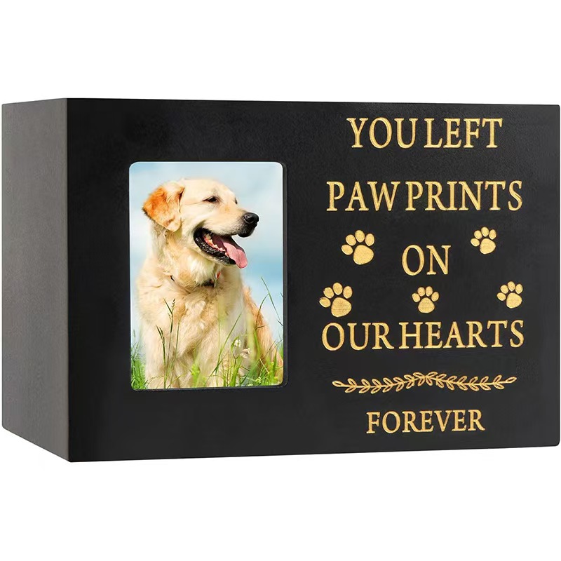Wooden Pet Memorial Box