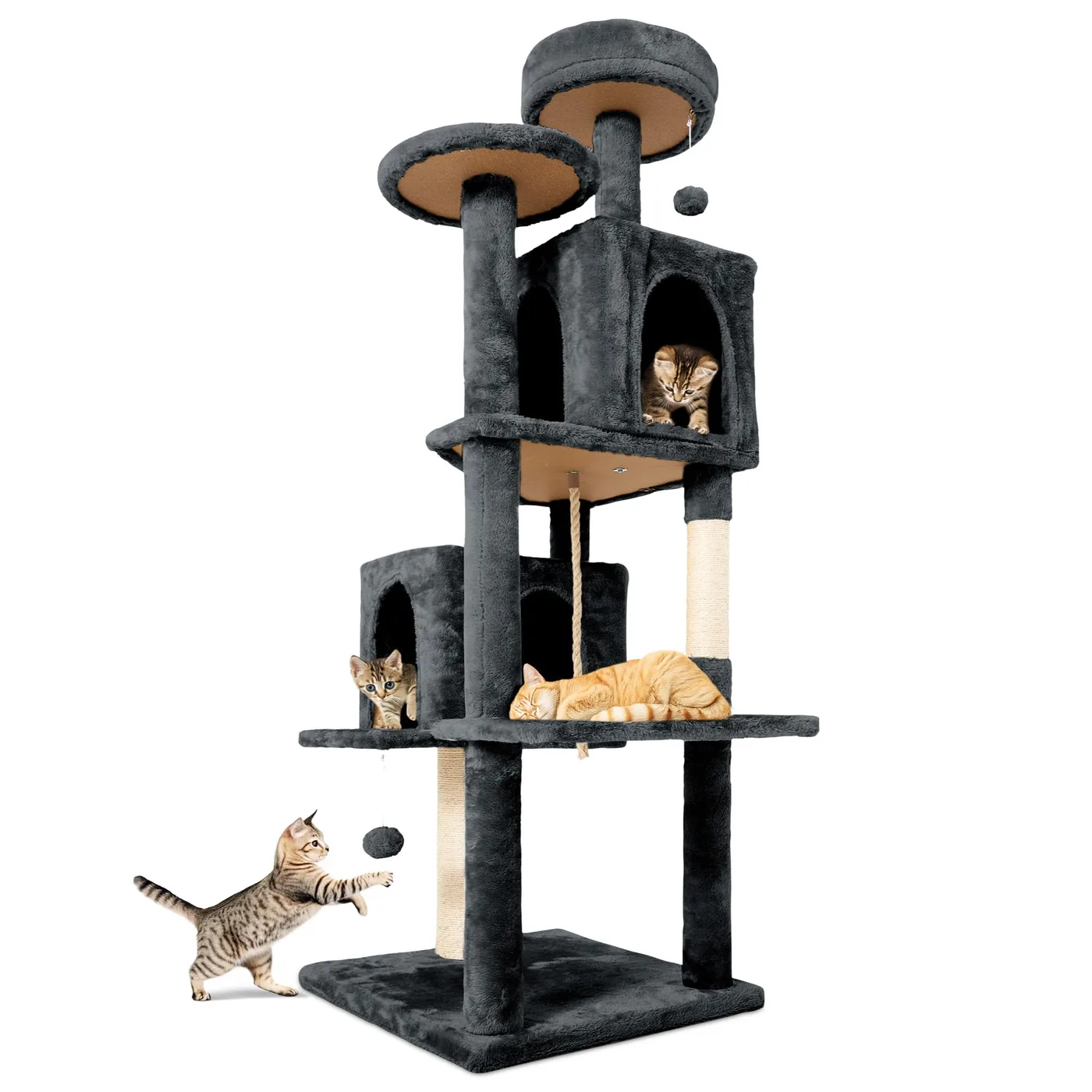 Cat Tree with Hammock and Slide