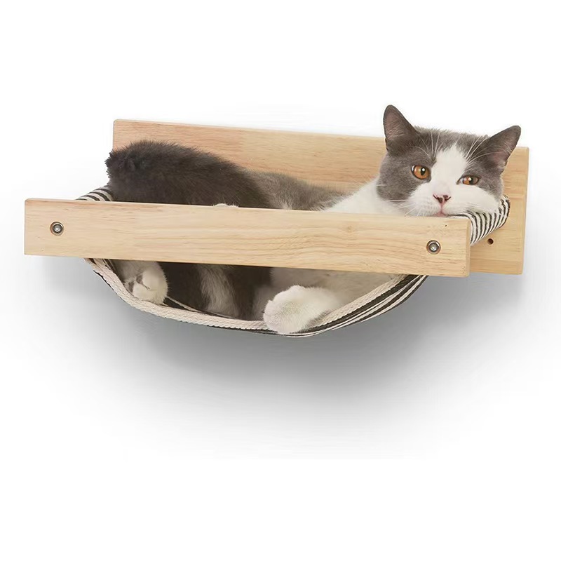 Window-Mounted Cat Perch with Scratching Post - 4