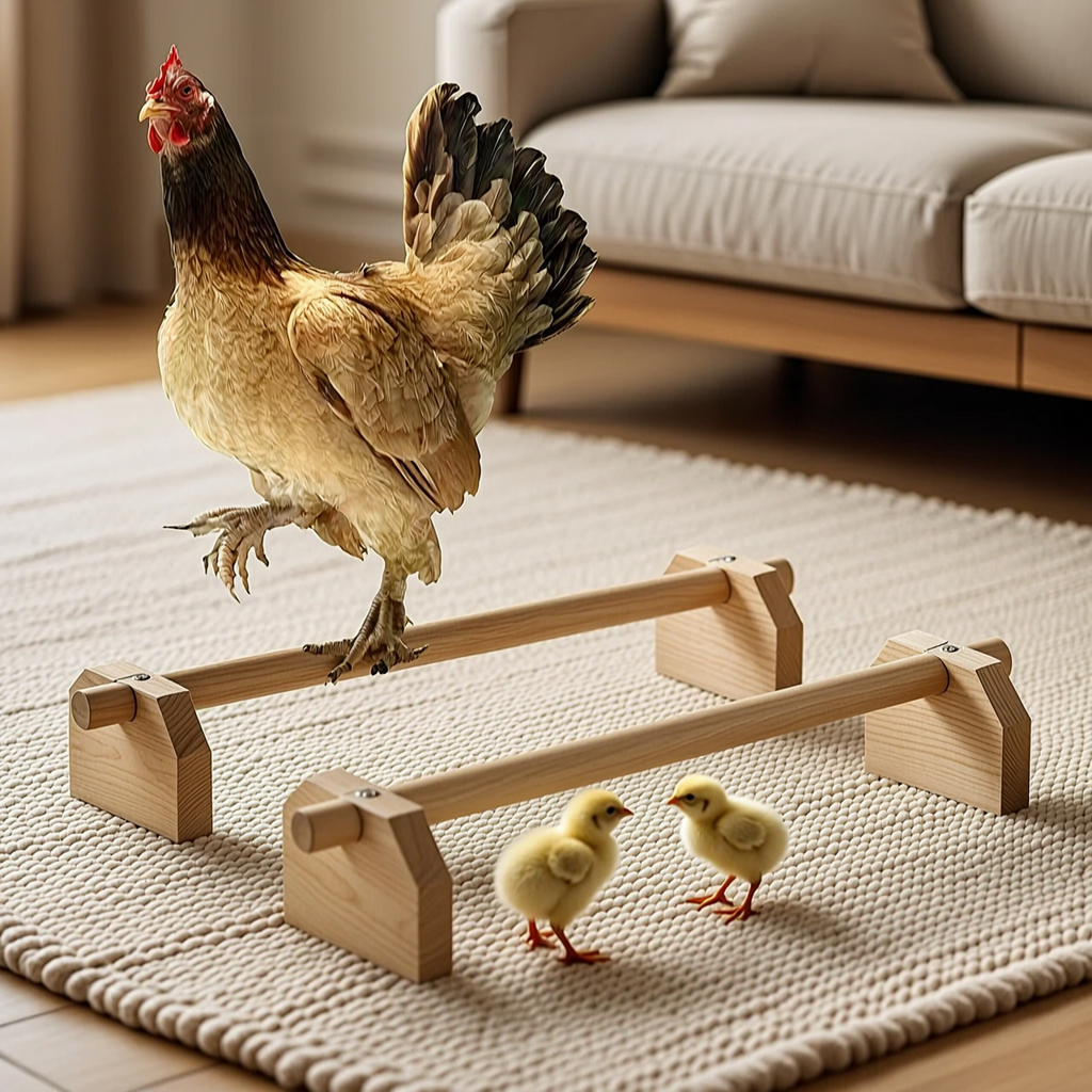 Wooden Poultry Perch - 2