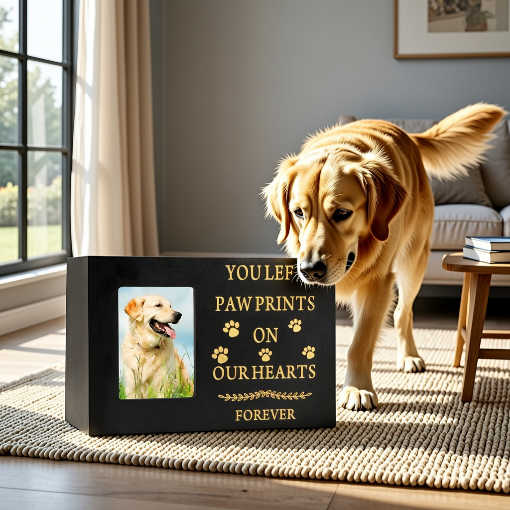 Wooden Pet Memorial Box - 2
