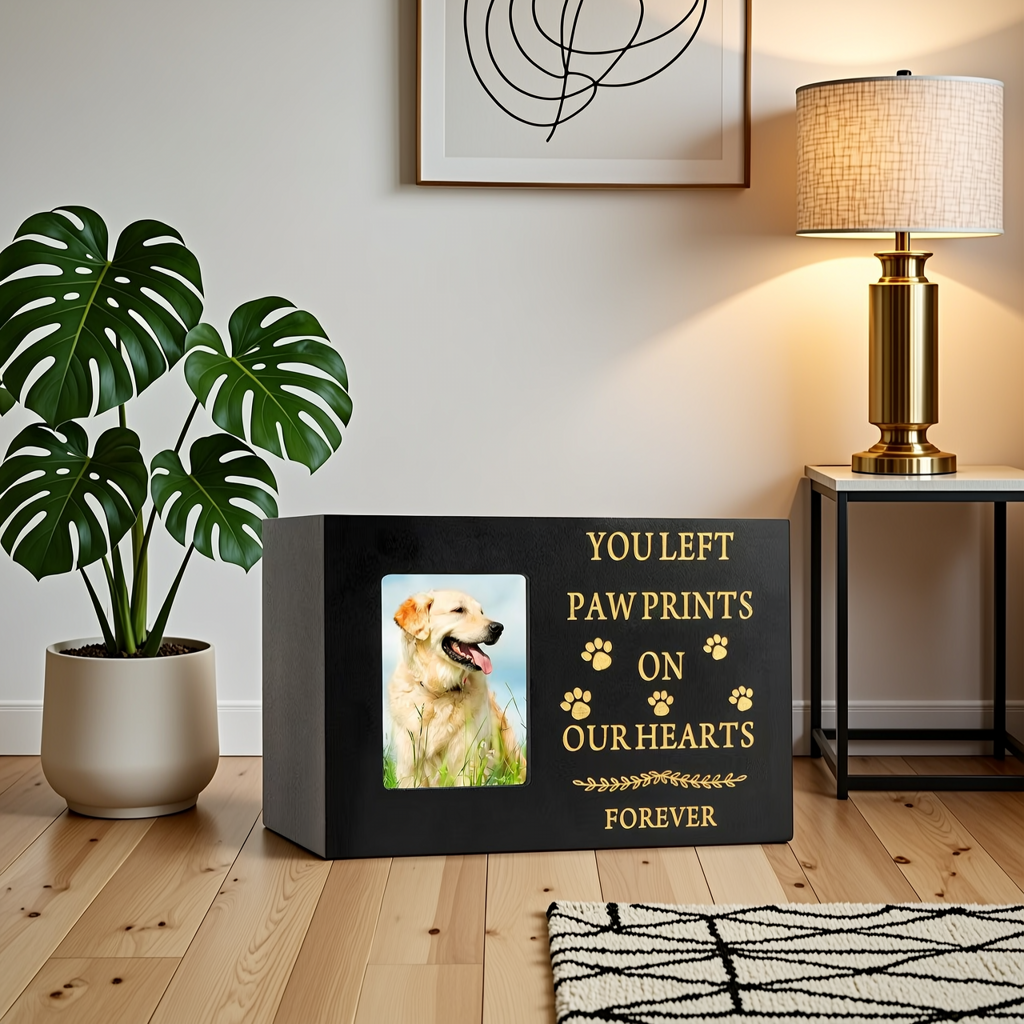 Wooden Pet Memorial Box - 3