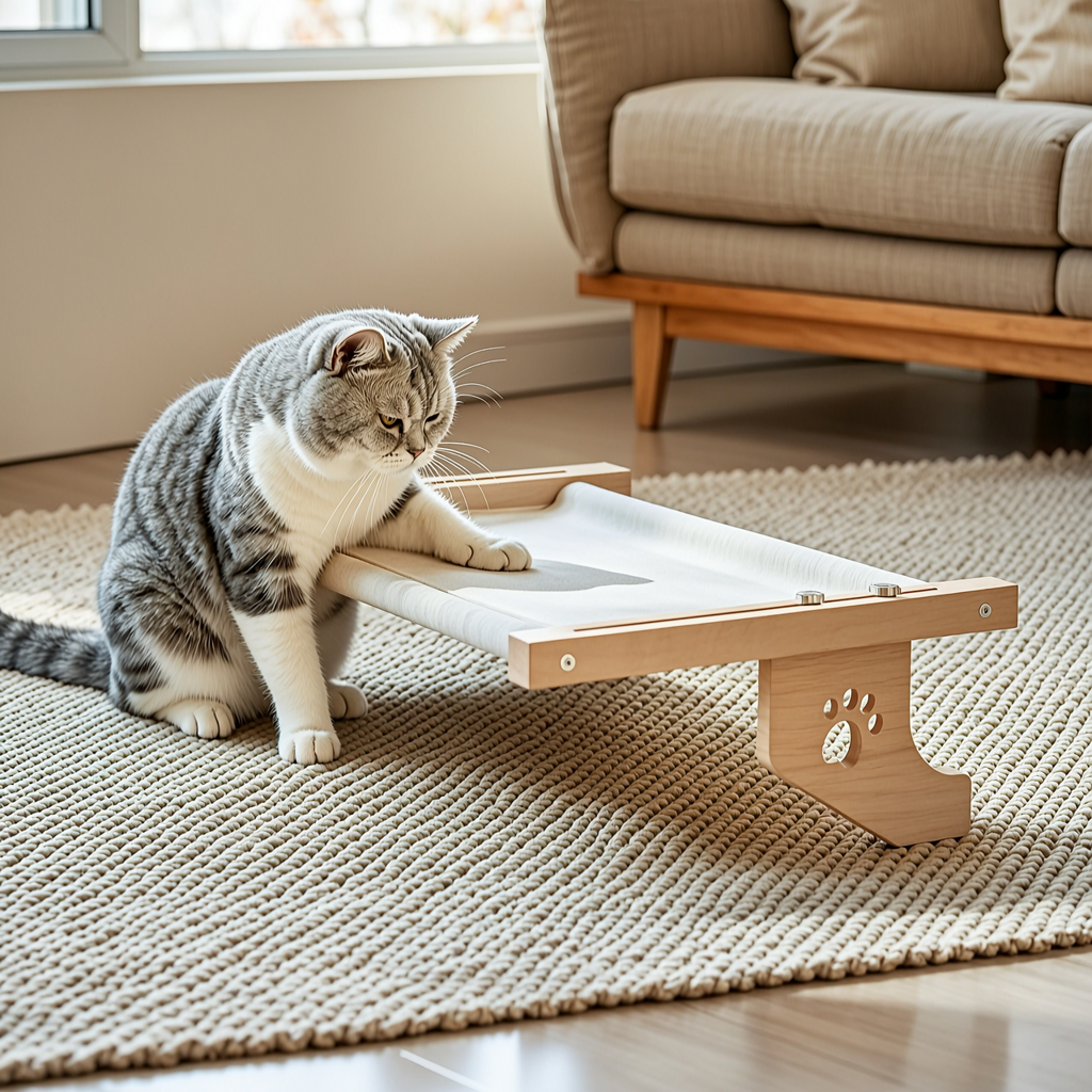 Couch-Mounted Cat Shelf - 2