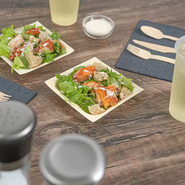 square wooden tray