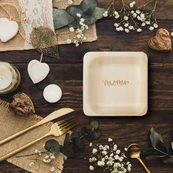 disposable wooden plates